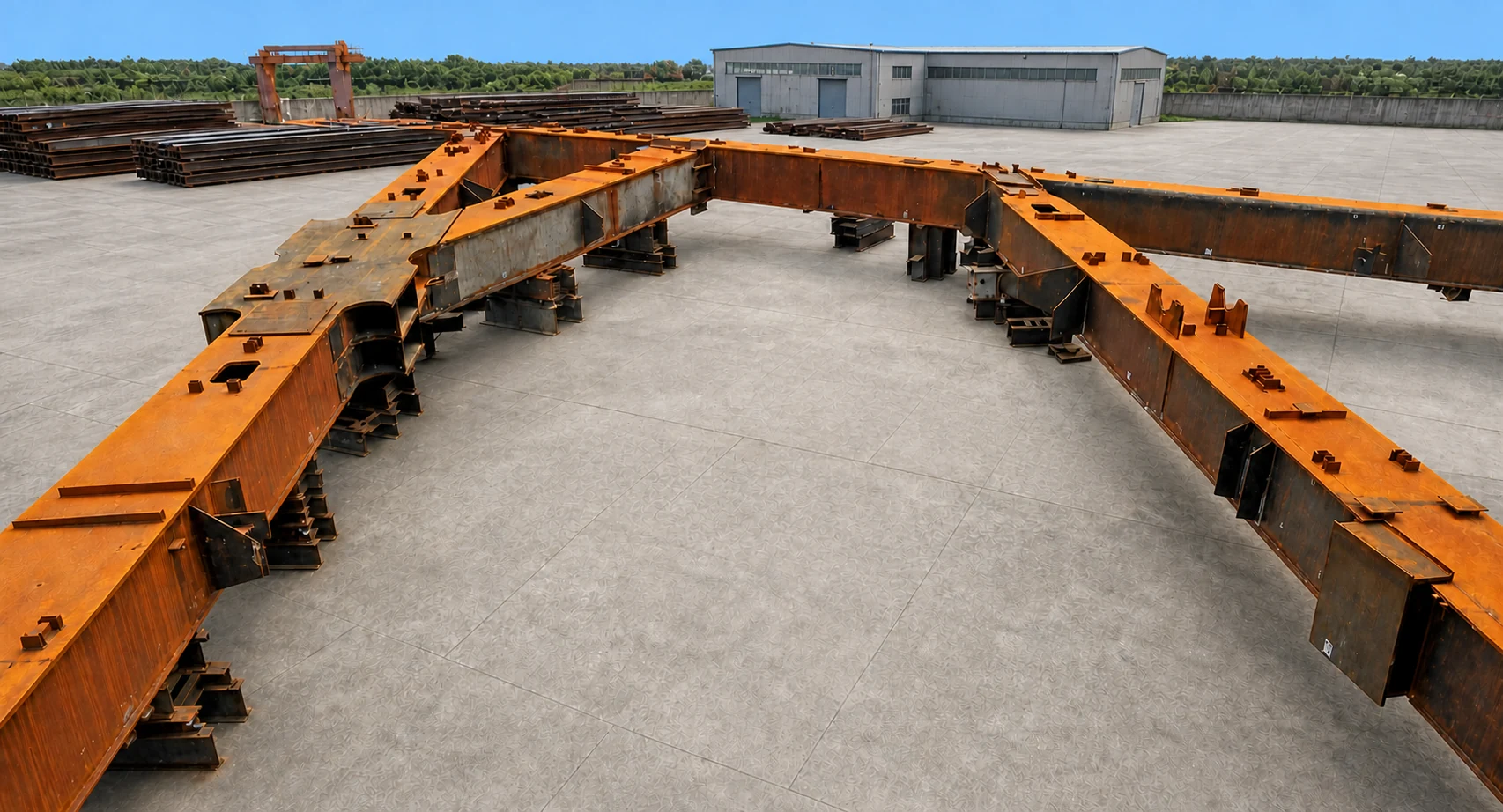 MDHI complex architectural steelwork